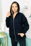 158894 Kapsonlu Fermuarli Sweatshirt